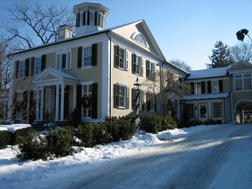 Christmas at a grand colonial, Essex Ct.